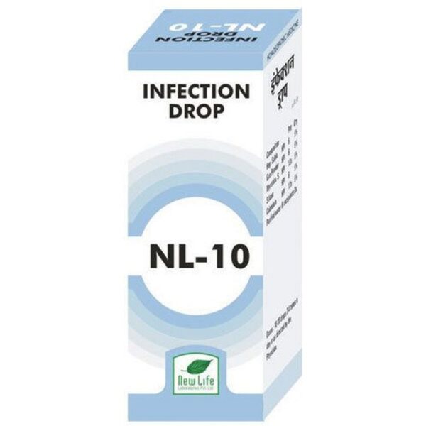 New Life NL-10 (Infection Drops) (30ml) For Skin Infection, Ulcers, Boils with Discharge, Infections