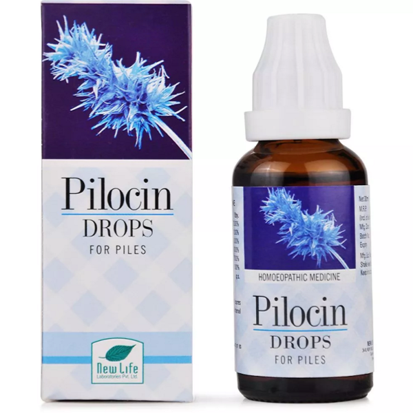 New Life Pilocin Drops (30ml) For Haemorrhoids, itching, pain bleeding, anal fissures