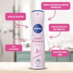 Nivea Pearl & Beauty Anti-Perspirant Spray For Women, 150 Ml For Beautiful Underarms and 48h Protection - Image 3