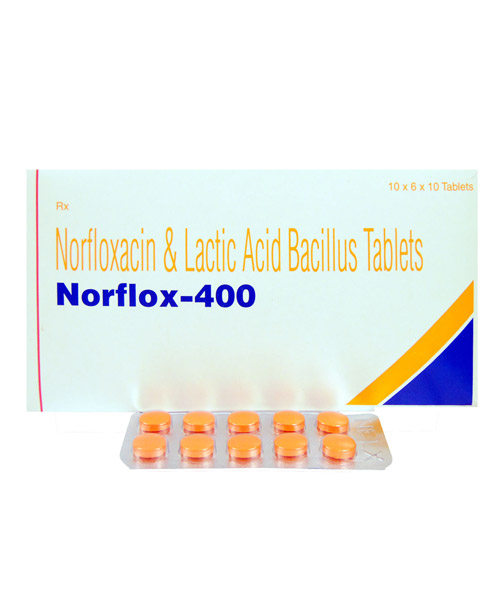 Norflox 400 Tablet - 10 Tablets for Lactobacillus Bacterial