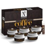 NutriGlow Natural’s Raw Irish Coffee Facial Kit 250g+10ml with Grounded Coffee for Brighter Skin