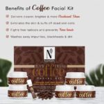 NutriGlow Natural’s Raw Irish Coffee Facial Kit 250g+10ml with Grounded Coffee for Brighter Skin - Image 3