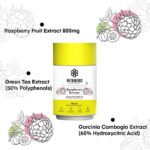 Nutriherbs Raspberry Ketone 800mg 60 Capsules with Garcinia Cambogia and Green Tea Extract For Weight Management, Metabolism - Image 5