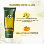 Organic Harvest Face Wash -100gm For Oil Control with Lemon and Orange Extract, Paraben and Sulphate Free - Image 2