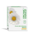 Organic Harvest Pearl Skin Brightening Facial Kit 50g For Women / Men, Dead Skin, Brightens and Lightens Skin Tone