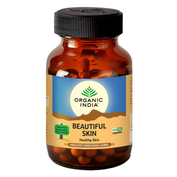 Organic India Beautiful Skin Capsule 60 capsules for purifies the blood, improving skin complexion
