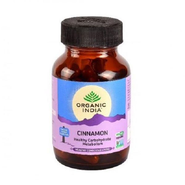 Organic India Cinnamon Capsule 60 capsule for poor metabolism, poor immunity, gripping pain, joint pain, blood disorder