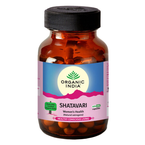 Organic India Shatavari Veg Capsule 60 vegicaps for female fertility women's care