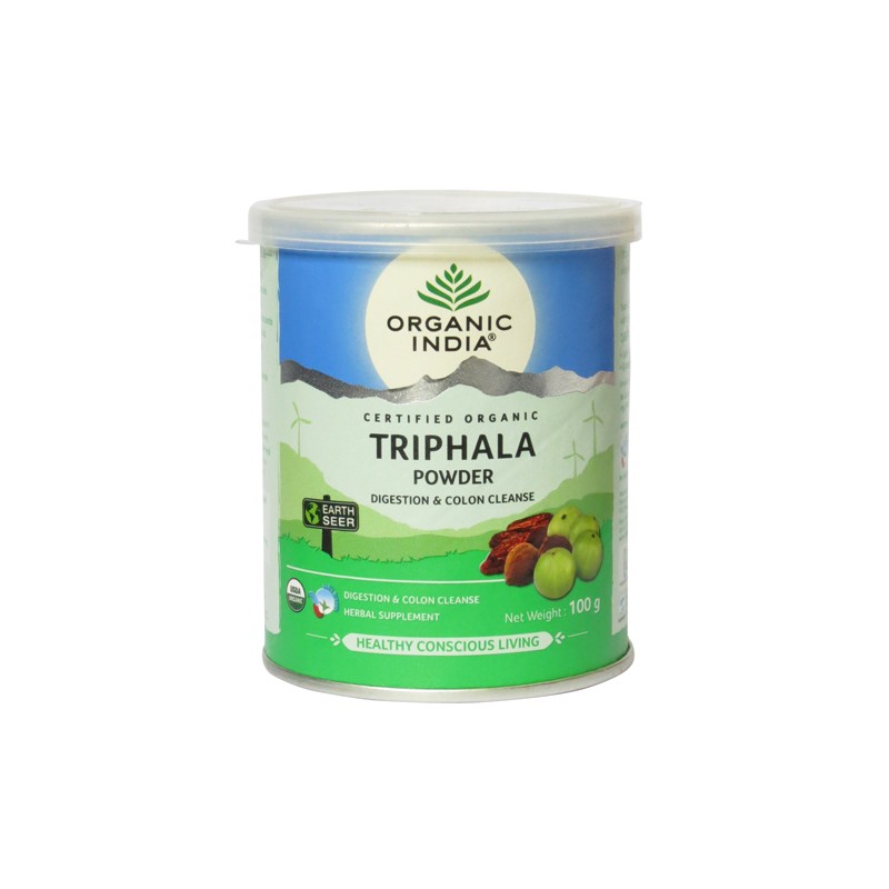 Organic India Triphala Powder 100 gm for Improves Digestion The MG Shop