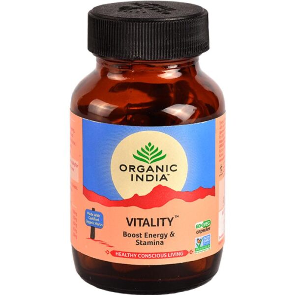 Organic India Vitality 60 Capsules