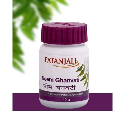 Patanjali neem ghan vati 60 tablets, purify the blood, skin disorders, pimples