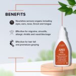 Pack 2 x Jiva Ayurveda Anu Oil 20ml For keeping hair healthy, hair fall, headache, graying of hair - Image 3