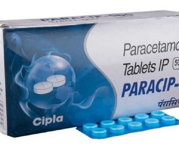 Paracip 500 Tablet - 10 Tablets x 10 for headaches migraine