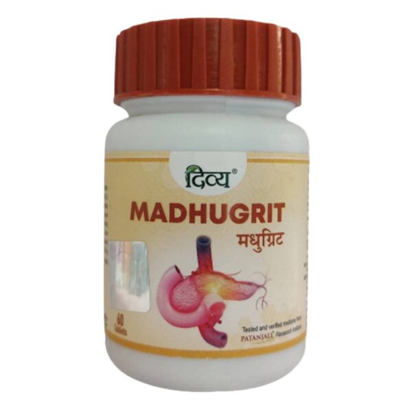 Patanjali DIVYA MADHUGRIT 60 TABLETS for Diabetes, blood sugar levels