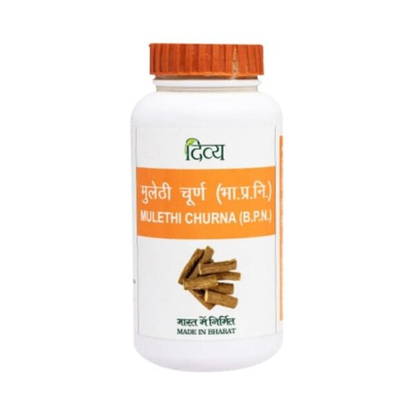 Patanjali Divya MULETHI CHURNA 100 gm Acidity, gas-related problems, cough, cold