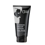 QRAA Himalayan Charcoal Purifying Face Wash - 100g For acne, blackheads and pimples