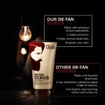 Qraa De-Tan Scrub For Men - 100 g For sun damage, lightening and brightening skin - Image 2