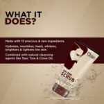 Qraa De-Tan Scrub For Men - 100 g For sun damage, lightening and brightening skin - Image 4