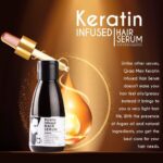 Qraa Keratin Infused Hair Serum, 100ml For Dry and Damaged Hair, control frizz, damage repairs - Image 2