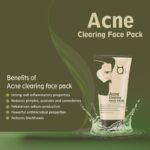 Qraa Acne Clearing Face wash for excess skin oil, acne, blackheads 100 gm - Image 2