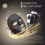 Qraa Men Activated Charcoal Peel Off Mask for Men, 50g For excess sebum, smooth skin, radiance - Image 3