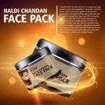 Qraa Men Haldi Chandan Face Pack - 100g for Skin Brightening/Lightening with Turmeric Oil & Sandalwood - Image 2