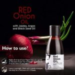 Qraa Men Red Onion Oil with Black Seed Oil, Cold Pressed, 100ml For hair fall, dandruff, hair growth - Image 3