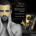 Qraa Men Ultra Radiance Gold Pack with 24K Gold Leaves -120g - Clay Face Mask for Hydrating Skin and Restoring Radiance - Image 2