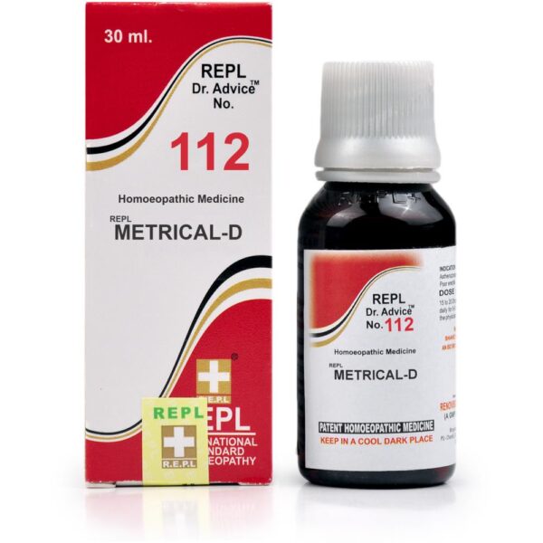 REPL Dr. Advice No 112 (Metrical-D) (30ml) For Calcium Supplement for Women, Weak Bones, Joint Pain in Old Age