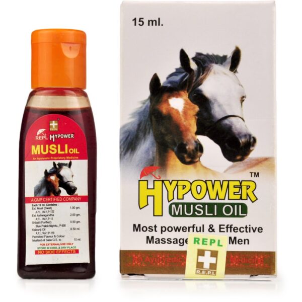 REPL Hy Power Musli Oil (15ml) For Energy in Male, or in Delayed Erections