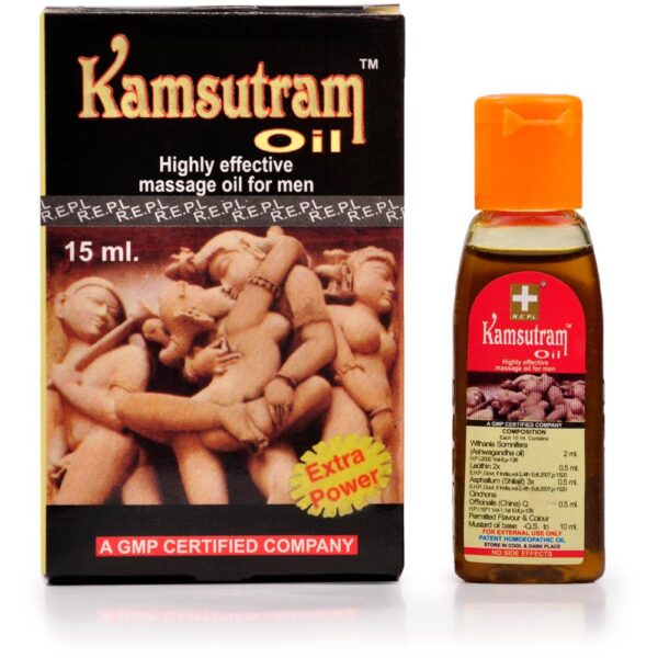 REPL Kamsutram Oil (15ml) For Male Debility, sexual desire, enhance erection