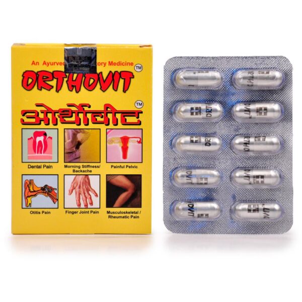 REPL Orthovit Capsule (30caps) For Joints Pains, Osteoarthritis, Rheumatic Pains, stiffness, strain and sprain