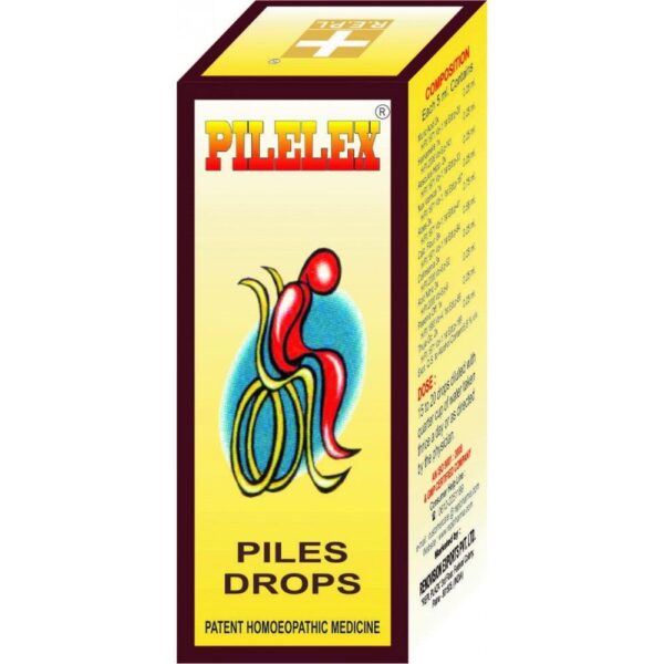 REPL Pilelex Drops (30ml) For Painful and Bleeding Piles, Constipation, Burning Anus