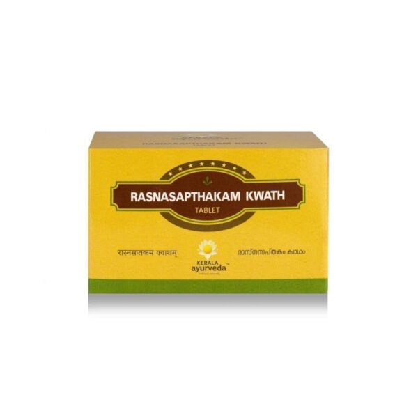 Kerala Ayurveda Rasnasapthakam Kwath Tablet 100 Nos for anti-rheumatic, backache, arthritis of lower limbs