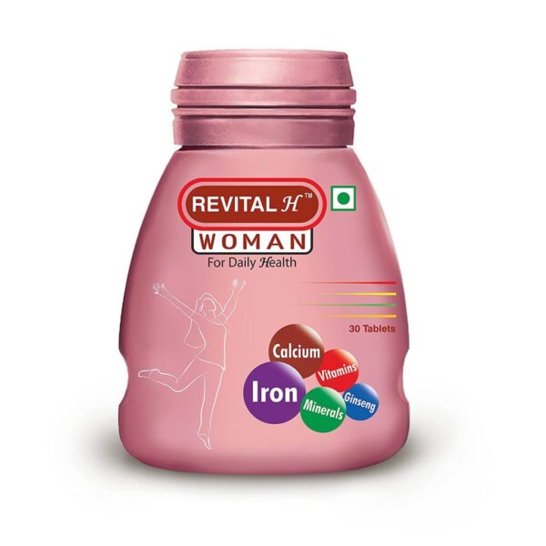 Revital H (30 Capsules) For Woman Daily Immunity Strong Bones, and Energy Levels