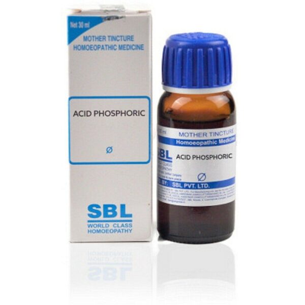 SBL Acid Phosphoric Mother Tincture 1X (Q) (30ml) for nausea vomiting digestion anxiety headache
