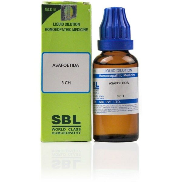 SBL Asafoetida Dilution (30ml) for Reduces pain digestion itchiness