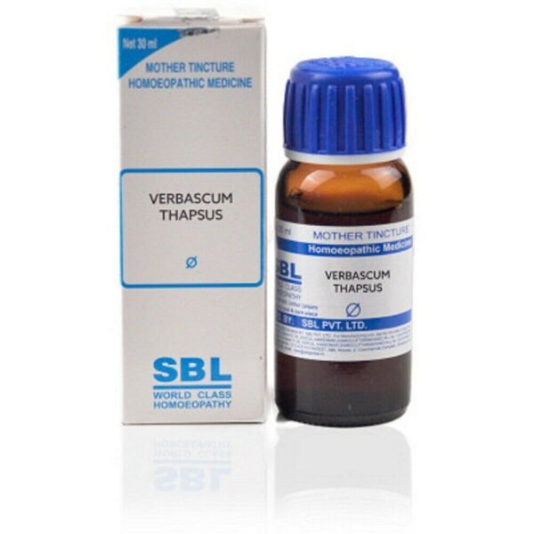 SBL Verbascum Thapsus Mother Tincture (Q) 30ml for cold asthma