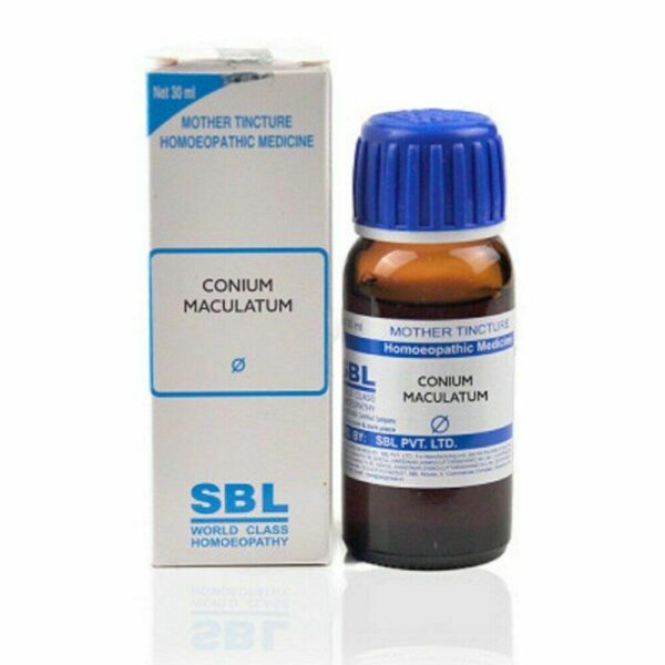SBL Conium Maculatum Mother Tincture 1X(Q) 30ML for urinary complaints sexual weakness
