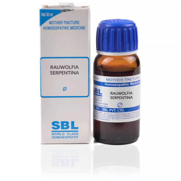 SBL Rauwolfia Serpentina Mother Tincture Q 30 ml, Palpitation, Restlessness