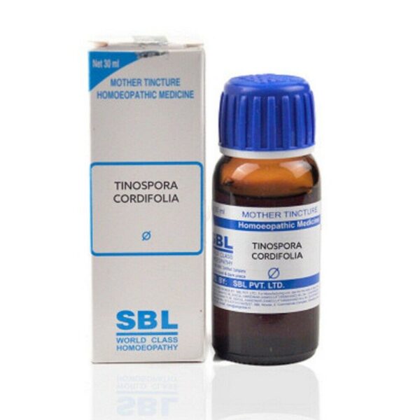 SBL Tinospora Cordifolia Mother Tincture 1X(Q) 30ml for back pain level of cholesterol joint pains vomiting