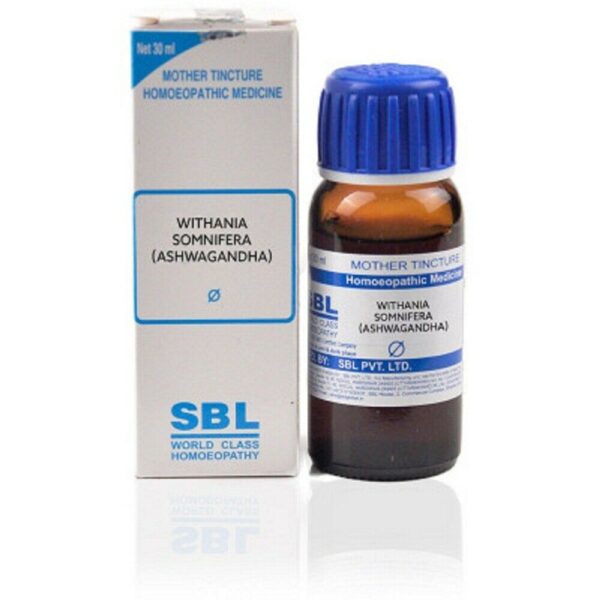 SBL Withania Somnifera (Ashwagandha) Mother Tincture 1X(Q) 30ml for anxiety depression high blood sugar