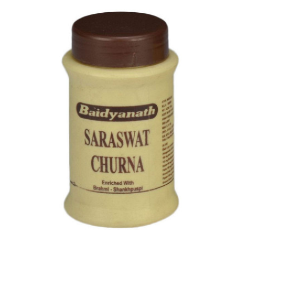 Baidyanath Saraswat Churna (60g) For Convulsions, Mental Weakness, Nervous Strain