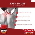 Sloans Balm for Pain - 20gm with 5 Herbal Oils For aches and pains, muscle cramps, arthritis, headache - Image 6