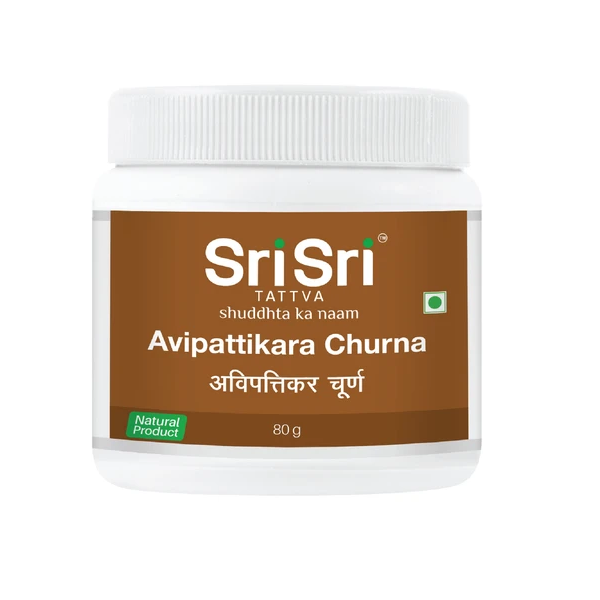 Sri Sri Tattva Ayurvedic Avipattikara Churna - Digestive Care 80g for digestive system acidity headache vomiting