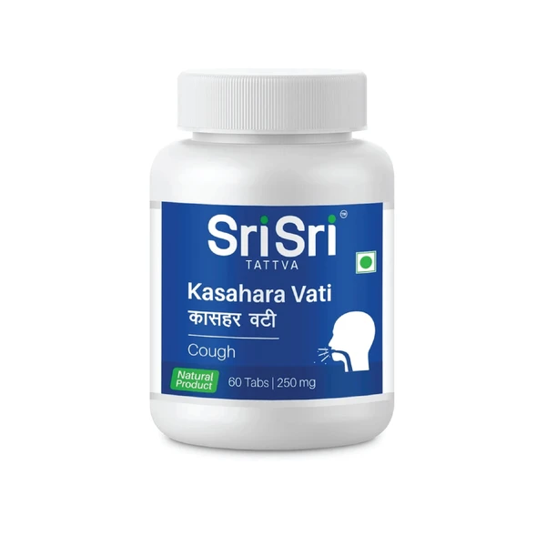 Sri Sri Tattva Kasahara Vati 250 mg 60 Tablets For cough, cold and sore throat