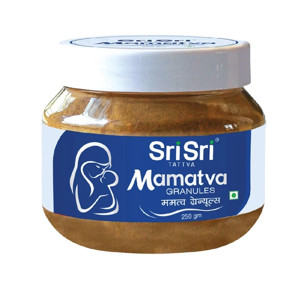 Sri Sri Tattva Ayurvedic Mamatva Granules - Lactation 250g for general debility women care