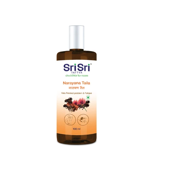 Sri Sri Tattva Ayurvedic Narayana Taila - Vata Related Problem and Fatigue, 100ml