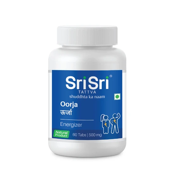 Sri Sri Tattva Ayurvedic Oorja - Energizer, 60 Tablets | 500mg