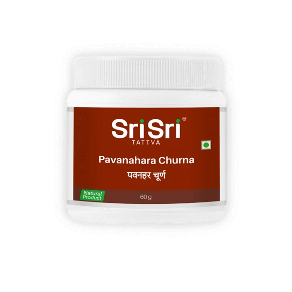 Sri Sri Tattva Ayurvedic Pavanahara Churna - Gas reliever 60g for Gas reliever and indigestion
